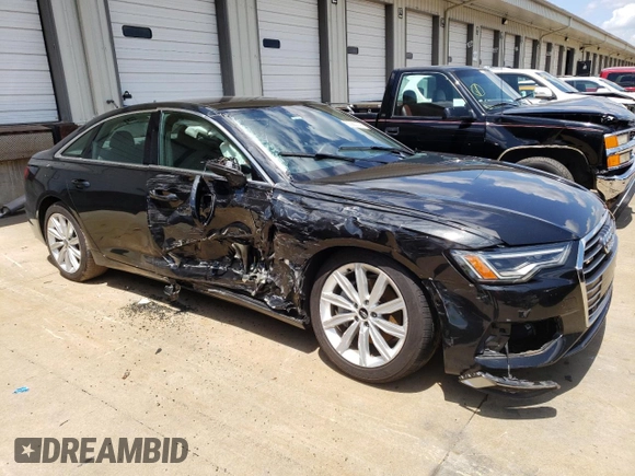 2019 Audi A6 Premium Plus with VIN WAUE8AF21KN116940, listed as a Copart auction lot 60920744 with 56,363 mi miles and Salvage Title. Bid and sale history available at carsss.com. Image 4.