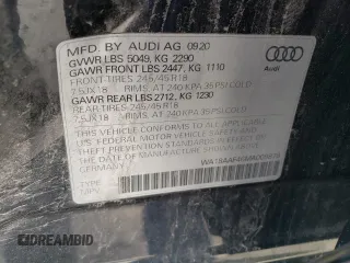 2021 Audi A4 allroad Premium Plus with VIN WA18AAF46MA009876, listed as a Copart auction lot 64012403 with 35,941 mi miles. Bid and sale history available at carsss.com. Image 12.