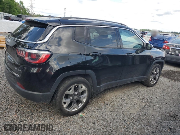 2020 Jeep Compass Limited with VIN 3C4NJCCB3LT152654, listed as a Copart auction lot 49408425 with 108,001 mi miles and Salvage Title. Bid and sale history available at DreamBid. Image 3.