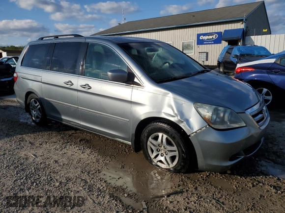 2007 Honda Odyssey EX-L with VIN 5FNRL38777B030285, listed as a Copart auction lot 52752985 with 293,414 mi miles and Salvage Title. Bid and sale history available at carsss.com. Image 4.