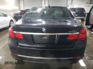 2013 BMW 7 Series 740i with VIN WBAYA6C51DC995111, listed as a Copart auction lot 87131184 with 94,535 mi miles and Salvage Title. Bid and sale history available at carsss.com. Image 6.