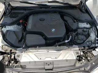 2022 BMW 3 Series 330i with VIN 3MW5R1J04N8C53879, listed as a Copart auction lot 57444544 with 27,972 mi miles and Salvage Title. Bid and sale history available at carsss.com. Image 12.