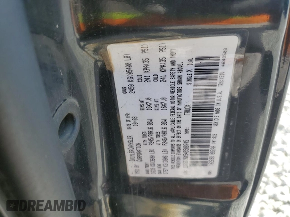 2004 Dodge Dakota with VIN 1D7GG16K54S588745, listed as a Copart auction lot 48946065 with 123,803 mi miles and Salvage Title. Bid and sale history available at DreamBid. Image 12.