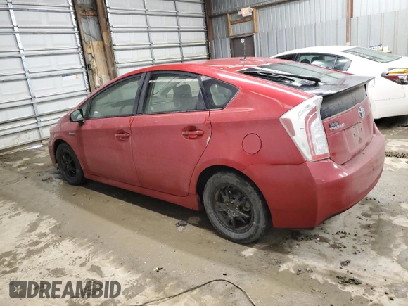 2012 Toyota Prius One with VIN JTDKN3DU0C1587419, listed as a Copart auction lot 48222225 with 134,452 mi miles and Salvage Title. Bid and sale history available at DreamBid. Image 2.