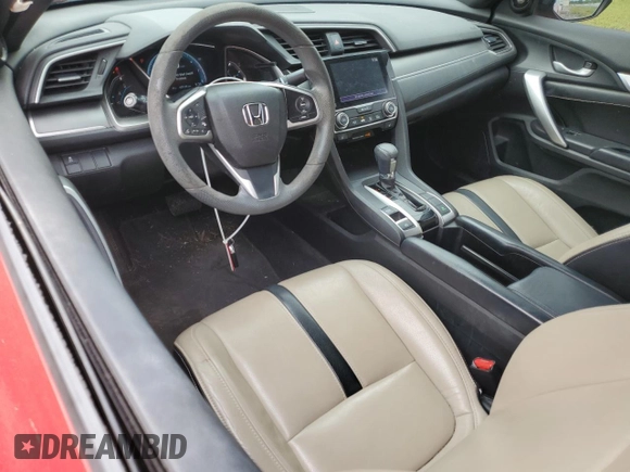 2016 Honda Civic EX-T with VIN 2HGFC3B34GH358526, listed as a Copart auction lot 55701425 with 209,139 mi miles and Salvage title. Bid and sale history available at DreamBid. Image 8.