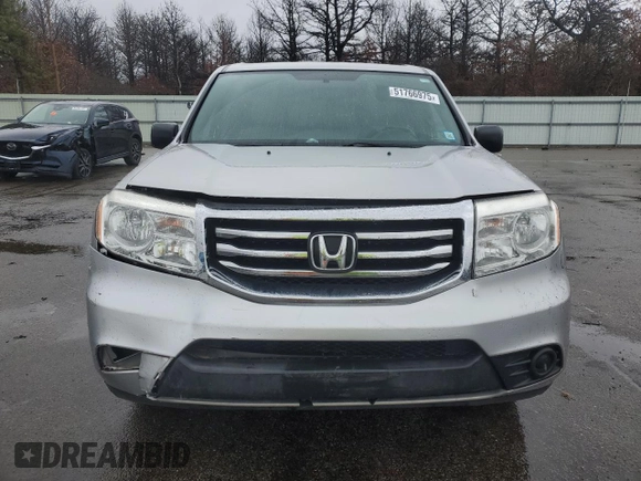 2015 Honda Pilot LX with VIN 5FNYF4H26FB004529, listed as a Copart auction lot 51766975 with 64,409 mi miles and Salvage Title. Bid and sale history available at DreamBid. Image 5.