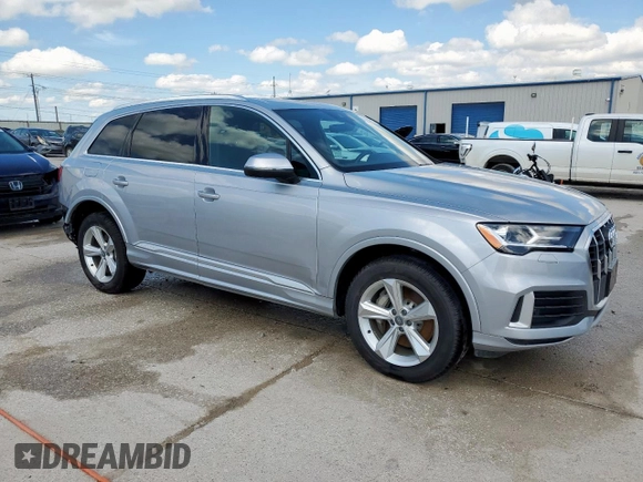 2020 Audi Q7 Premium z VIN WA1AJAF74LD008623, wystawiony jako Copart lot #55928345 z przebiegiem 47 211 mil mil oraz Szkoda całkowita • Salvage title. Historia ofert i sprzedaży dostępna na DreamBid. Obrazek 4.