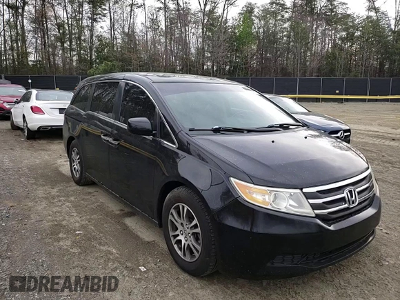 2012 Honda Odyssey EX-L with VIN 5FNRL5H67CB025164, listed as a Copart auction lot 51873715 with 110,260 mi miles and Salvage Title. Bid and sale history available at carsss.com. Image 12.