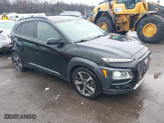 2021 Hyundai Kona Limited with VIN KM8K3CA54MU730192, listed as a IAAI auction lot 41102025 with 77,885 mi miles. Bid and sale history available at carsss.com. Image 1.