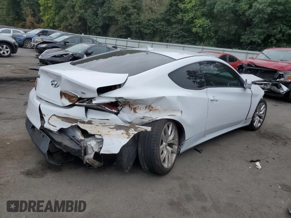 2015 Hyundai Genesis Coupe 3.8L Base z VIN KMHHT6KJ6FU125651, wystawiony jako Copart lot #72545964 z przebiegiem Nie podano mil oraz Szkody całkowita. Historia ofert i sprzedaży dostępna na DreamBid. Obrazek 3.