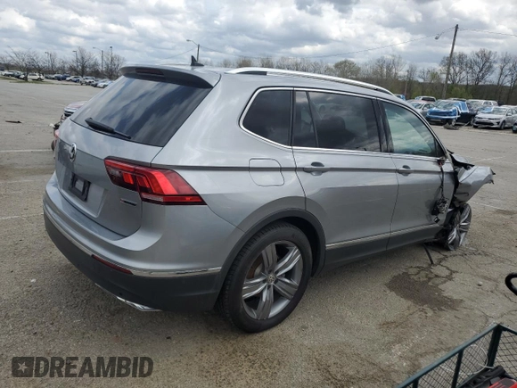 2021 Volkswagen Tiguan SE z VIN 3VV2B7AX3MM114439, wystawiony jako Copart lot #50676655 z przebiegiem 34 703 mil mil oraz Szkoda całkowita • Salvage title. Historia ofert i sprzedaży dostępna na DreamBid. Obrazek 3.