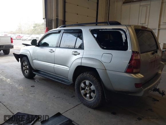 2003 Toyota 4Runner SR5 with VIN JTEBU14R638008665, listed as a IAAI auction lot 41675180 with 266,592 mi miles and . Bid and sale history available at DreamBid. Image 3.