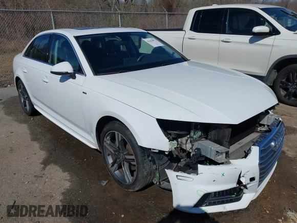 2018 Audi A4 Premium Plus with VIN WAULMAF40JA070866, listed as a IAAI auction lot 41652873 with 67,905 mi miles. Bid and sale history available at carsss.com. Image 1.