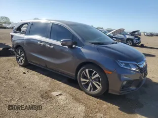 2019 Honda Odyssey EX-L z VIN 5FNRL6H79KB045249, wystawiony jako Copart lot #57108075 z przebiegiem 86 038 mil mil oraz Szkoda całkowita • Salvage title. Historia ofert i sprzedaży dostępna na DreamBid. Obrazek 4.