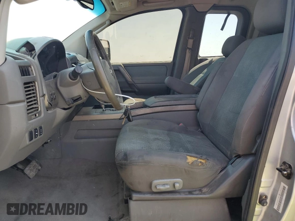 2005 Nissan Titan SE with VIN 1N6AA06B25N551841, listed as a Copart auction lot 62160285 with 167,019 mi miles and Salvage title. Bid and sale history available at DreamBid. Image 7.