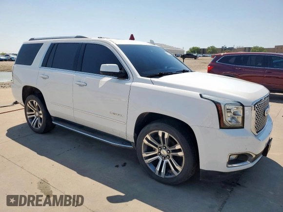 2017 GMC Yukon Denali with VIN 1GKS2CKJ2HR314920, listed as a Copart auction lot 52077525 with 160,518 mi miles and Salvage Title. Bid and sale history available at carsss.com. Image 4.