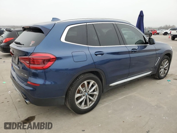 2019 BMW X3 sDrive30i with VIN 5UXTR7C5XKLE98200, listed as a Copart auction lot 44036615 with 75,956 mi miles and Clean Title. Bid and sale history available at carsss.com. Image 3.