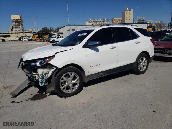 2021 Chevrolet Equinox Premier with VIN 3GNAXNEV2MS129364, listed as a Copart auction lot 45641915 with 77,938 mi miles and Salvage Title. Bid and sale history available at carsss.com. Image 1.