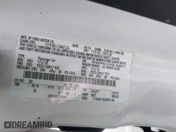 2016 Ford C-Max Energi SEL with VIN 1FADP5CUXGL102011, listed as a IAAI auction lot 41935337 with 95,279 mi miles. Bid and sale history available at carsss.com. Image 9.