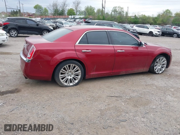2012 Chrysler 300 with VIN 2C3CCAET0CH232664, listed as a IAAI auction lot 41992955 with 81,789 mi miles. Bid and sale history available at carsss.com. Image 4.