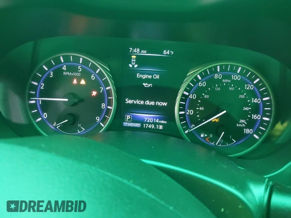 2017 Infiniti Q50 Premium with VIN JN1EV7AP5HM730036, listed as a IAAI auction lot 42477106 with 72,014 mi miles and . Bid and sale history available at DreamBid. Image 15.