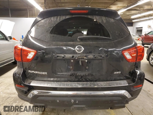 2020 Nissan Pathfinder S with VIN 5N1DR2AM8LC634093, listed as a Copart auction lot 47891365 with 76,291 mi miles and Salvage title. Bid and sale history available at DreamBid. Image 6.