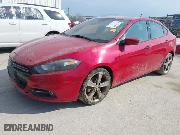 2014 Dodge Dart GT with VIN 1C3CDFEB1ED701407, listed as a IAAI auction lot 41705509 with 201,553 mi miles. Bid and sale history available at carsss.com. Image 17.