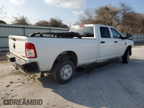 2024 Ram 2500 Tradesman z VIN 3C6UR5HLXRG139877, wystawiony jako Copart lot #44438375 z przebiegiem Nie podano mil oraz Szkoda całkowita • Salvage title. Historia ofert i sprzedaży dostępna na DreamBid. Obrazek 3.