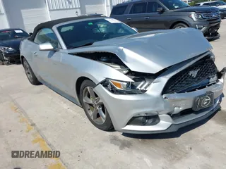 2015 Ford Mustang V6 with VIN 1FATP8EM4F5330535, listed as a IAAI auction lot 42040680 with 115,280 mi miles and . Bid and sale history available at DreamBid. Image 1.