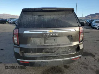 2021 Chevrolet Tahoe LT with VIN 1GNSCNKD8MR377195, listed as a Copart auction lot 50619815 with 35,014 mi miles and Salvage title. Bid and sale history available at DreamBid. Image 6.