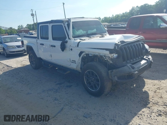 2021 Jeep Gladiator Willys с VIN 1C6HJTAG0ML523351, выставлен на аукционе IAAI как лот 42653040 с пробегом 38 912 миль миль и . История ставок и продаж доступна на DreamBid. Изображение 1.