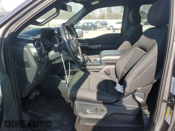 2021 Ford F-150 XL with VIN 1FTEW1EP5MFB61351, listed as a Copart auction lot 47175195 with 64,269 mi miles and Clean Title. Bid and sale history available at carsss.com. Image 7.