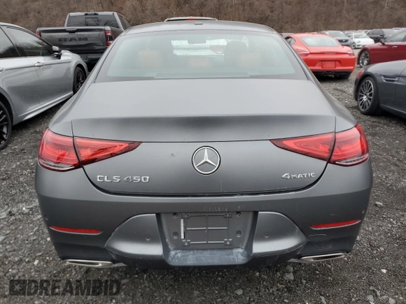 2022 Mercedes-Benz CLS with VIN W1K2J5KB2NA103977, listed as a Copart auction lot 83770894 with 0 mi miles and Non Repairable. Bid and sale history available at carsss.com. Image 6.