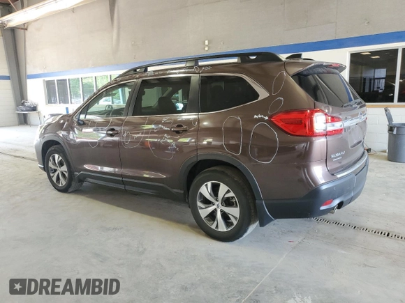 2019 Subaru Ascent Premium with VIN 4S4WMACD5K3460688, listed as a Copart auction lot 57597875 with 22,130 mi miles and Salvage title. Bid and sale history available at DreamBid. Image 2.
