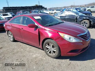 2013 Hyundai Sonata GLS with VIN 5NPEB4AC1DH769339, listed as a IAAI auction lot 41707182 with 142,474 mi miles and . Bid and sale history available at carsss.com. Image 1.