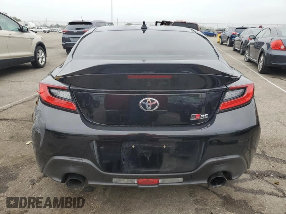 2023 Toyota GR86 Premium with VIN JF1ZNBE14P9751264, listed as a Copart auction lot 73826944 with 17,199 mi miles and Salvage Title. Bid and sale history available at carsss.com. Image 6.
