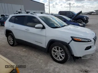 2018 Jeep Cherokee Latitude Plus with VIN 1C4PJLLX7JD523998, listed as a Copart auction lot 80515584 with 60,861 mi miles and Salvage Title. Bid and sale history available at carsss.com. Image 4.