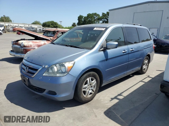 2006 Honda Odyssey EX-L with VIN 5FNRL38686B093420, listed as a Copart auction lot 54395925 with 170,531 mi miles and Clean Title. Bid and sale history available at carsss.com. Image 1.