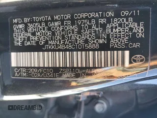 2012 Scion xD with VIN JTKKU4B48C1015888, listed as a Copart auction lot 75729064 with 259,012 mi miles and Salvage Title. Bid and sale history available at DreamBid. Image 12.