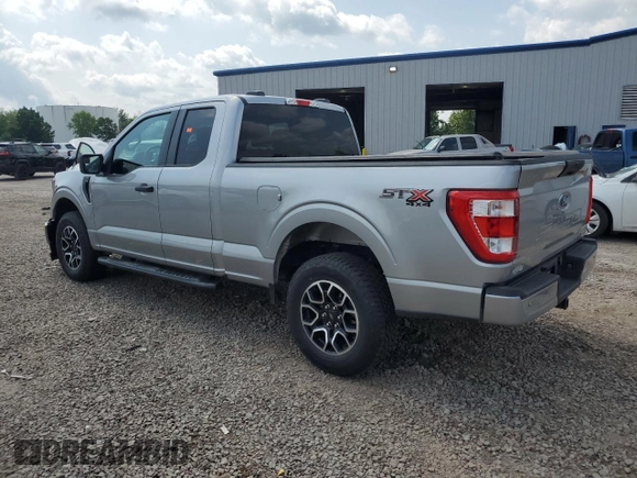 2023 Ford F-150 XL with VIN 1FTEX1EP9PKE34381, listed as a Copart auction lot 63938505 with 13,933 mi miles and Salvage title. Bid and sale history available at DreamBid. Image 2.