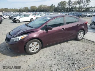 2017 Kia Forte LX with VIN 3KPFK4A78HE037971, listed as a Copart auction lot 50776565 with 77,025 mi miles and Salvage Title. Bid and sale history available at carsss.com. Image 1.
