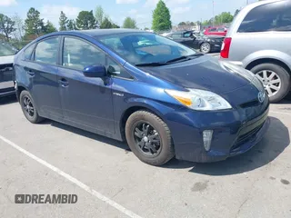 2015 Toyota Prius Four with VIN JTDKN3DU9F0470142, listed as a IAAI auction lot 41965341 with 51,807 mi miles. Bid and sale history available at carsss.com. Image 1.