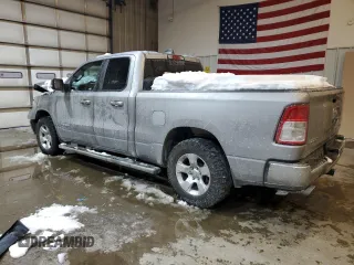 2021 Ram 1500 Big Horn with VIN 1C6SRFBT1MN592064, listed as a Copart auction lot 44247185 with 83,224 mi miles and Salvage Title. Bid and sale history available at carsss.com. Image 2.