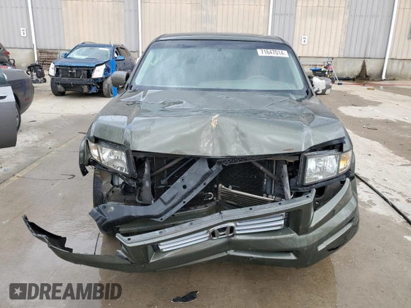 2006 Honda Ridgeline RTS with VIN 2HJYK16476H540345, listed as a Copart auction lot 71647014 with 258,089 mi miles and Non Repairable. Bid and sale history available at carsss.com. Image 5.