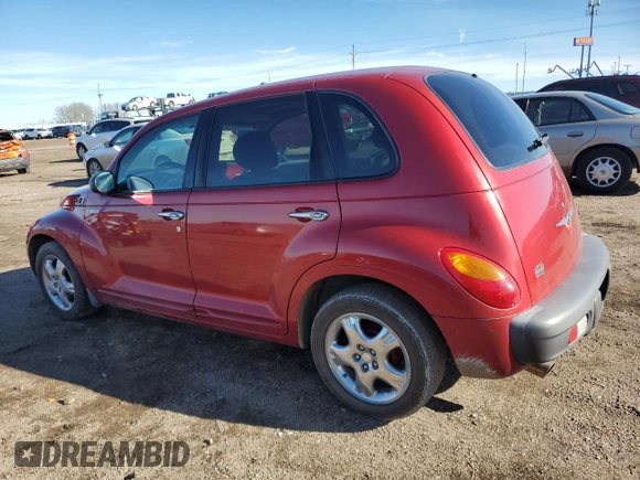 2001 Chrysler PT Cruiser with VIN 3C8FY4BB01T592155, listed as a Copart auction lot 80215924 with 129,971 mi miles and Clean Title. Bid and sale history available at DreamBid. Image 2.