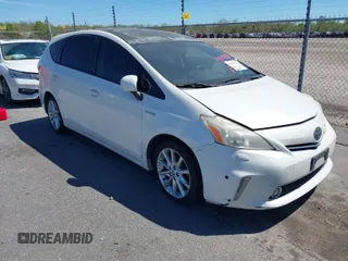 2012 Toyota Prius Two with VIN JTDZN3EU7C3081930, listed as a IAAI auction lot 41835824 with 266,076 mi miles and . Bid and sale history available at carsss.com. Image 1.