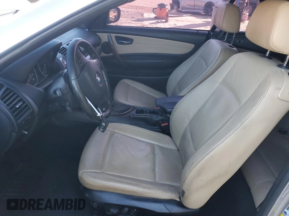 2011 BMW 1 Series 128i with VIN WBAUL7C53BVM79803, listed as a Copart auction lot 89258015 with 132,266 mi miles and Salvage title. Bid and sale history available at DreamBid. Image 7.