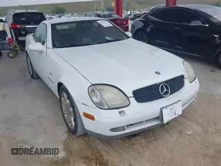 1999 Mercedes-Benz SLK-Class with VIN WDBKK47FXXF088811, listed as a IAAI auction lot 41723177 with 74,446 mi miles. Bid and sale history available at carsss.com. Image 1.