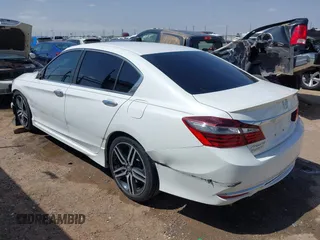2016 Honda Accord Sport with VIN 1HGCR2F53GA047711, listed as a IAAI auction lot 42080322 with 211,635 mi miles and . Bid and sale history available at DreamBid. Image 3.