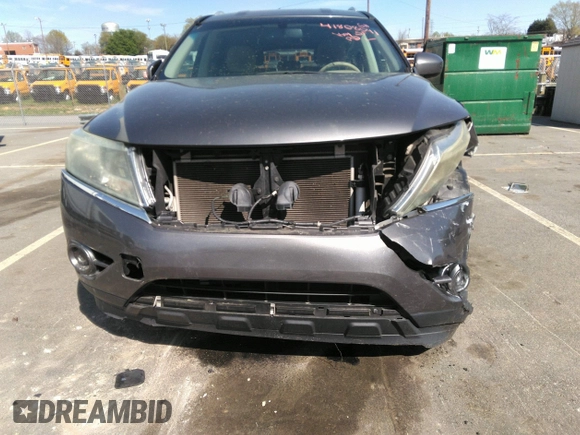 2015 Nissan Pathfinder S with VIN 5N1AR2MN1FC723483, listed as a IAAI auction lot 41808041 with 130,899 mi miles. Bid and sale history available at carsss.com. Image 6.